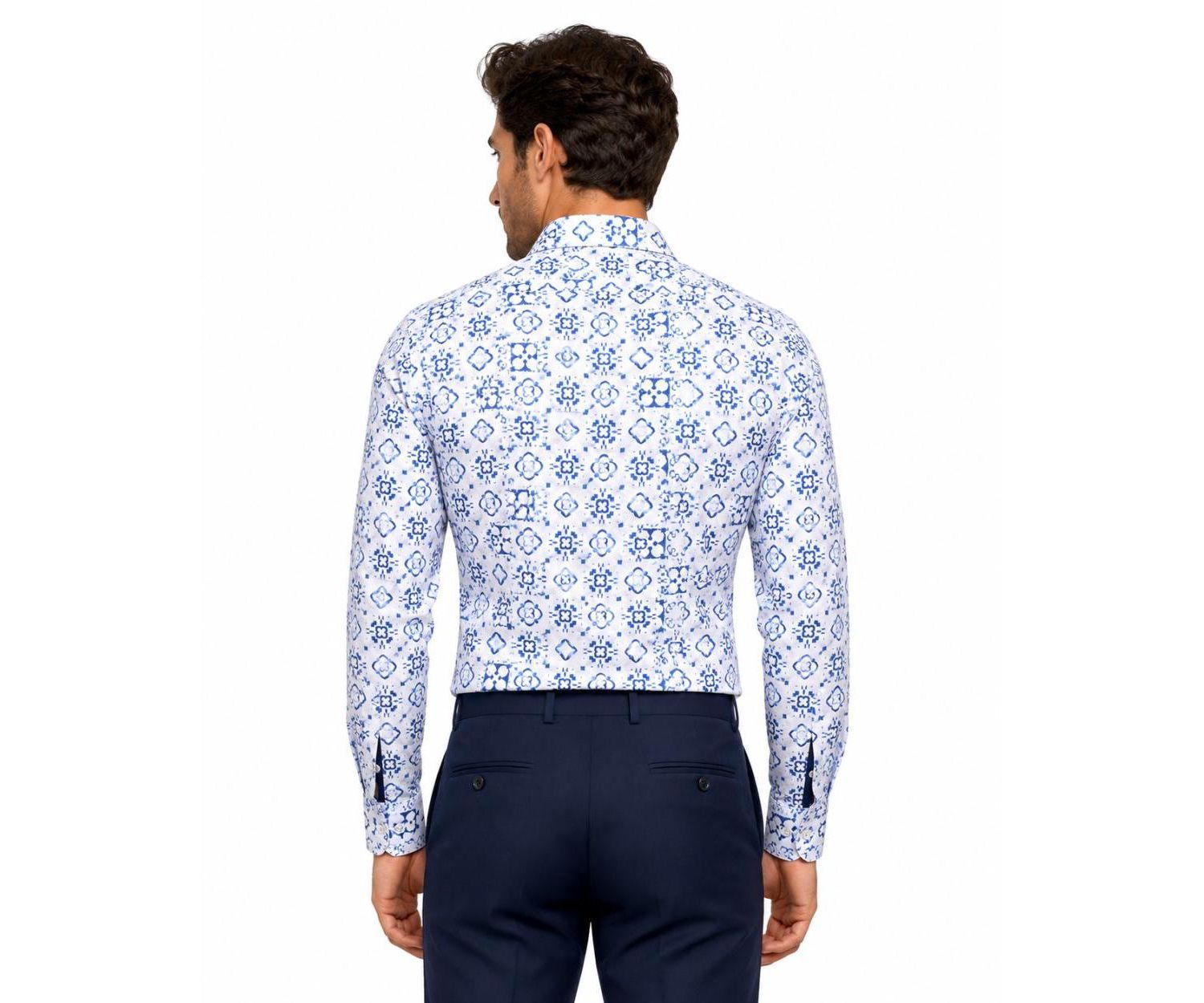 Men's Slim Fit Stylish Button-Down Shirt