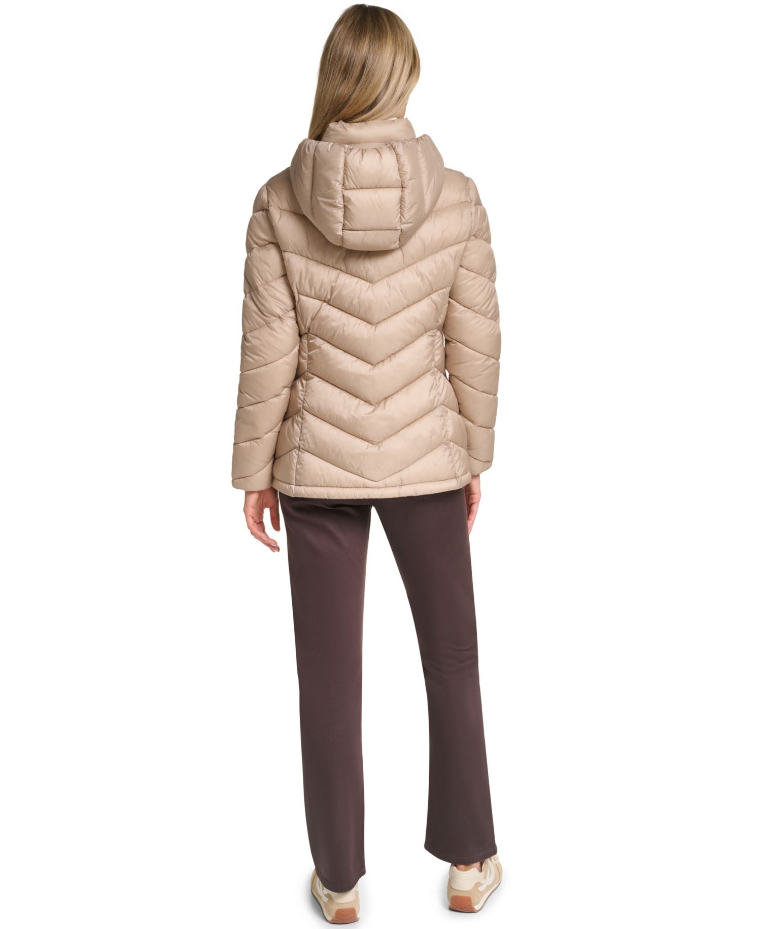 Women's Packable Hooded Puffer Coat