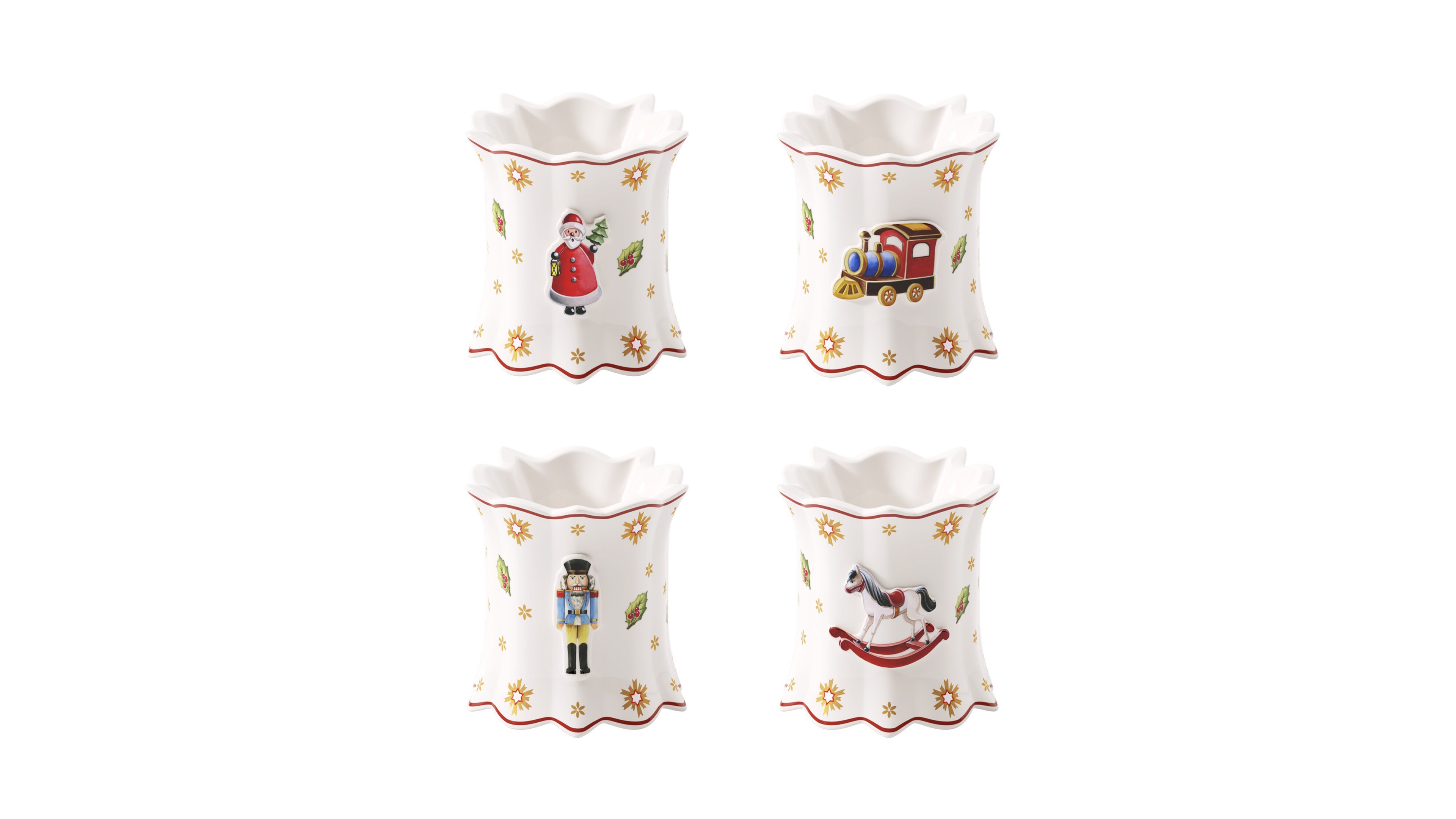 Villeroy & Boch Toy's Delight Napkin Rings, Set of 4