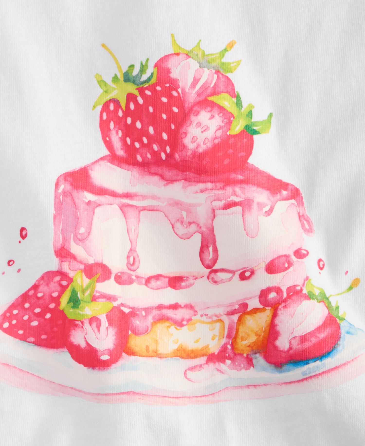 Big Girls Strawberry Shortcake Graphic Cotton T-Shirt