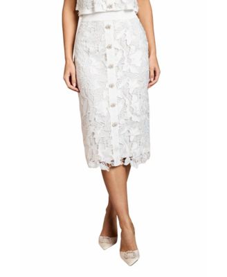 Women's Lace Pencil Skirt