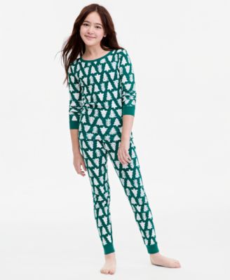 Kids Tree Geo 5-14 Snug-Fit Pajama Set