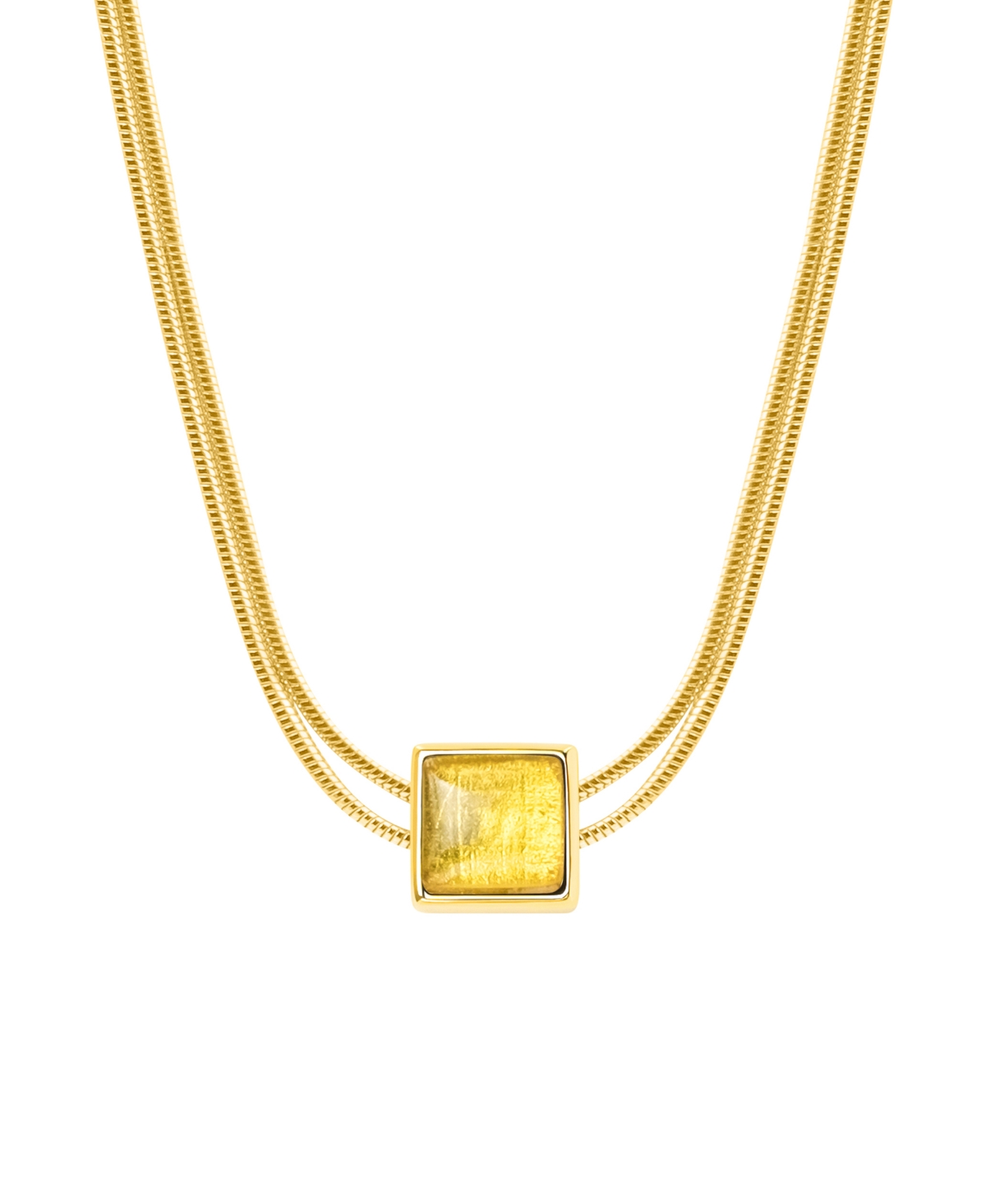 Awaken & Shine - Citrine Evil Eye November Birthstone Necklace