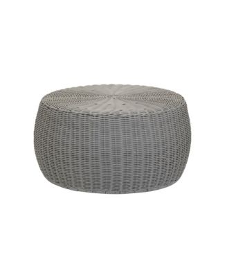 Handwoven Barrel Side Table