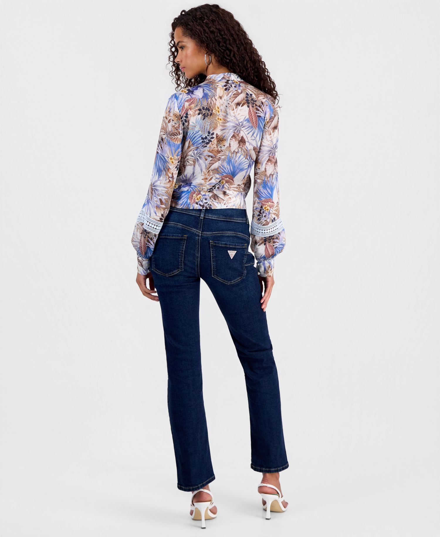 Women's Shape Up Mid-Rise Straight-Leg Jeans