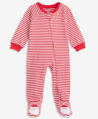 Candy Stripe Infant Onesie Pajama