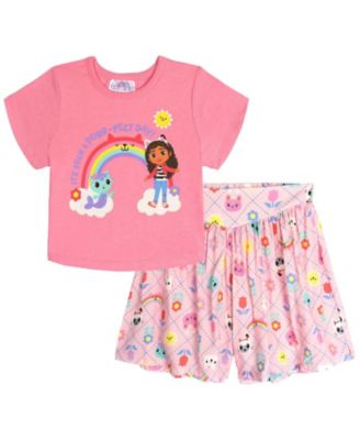 Toddler Girls 2T-4T 2-Piece T-Shirt and Skort Set