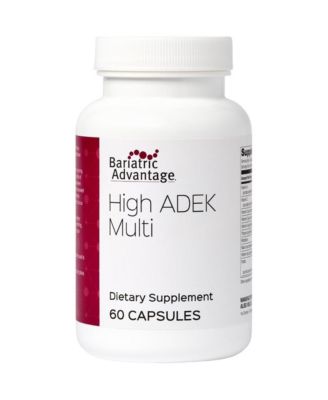High ADEK Multi for Bariatric Surgery Patients Multivitamin with Vitamins A, D, E, K and Trace Minerals 60 Capsules