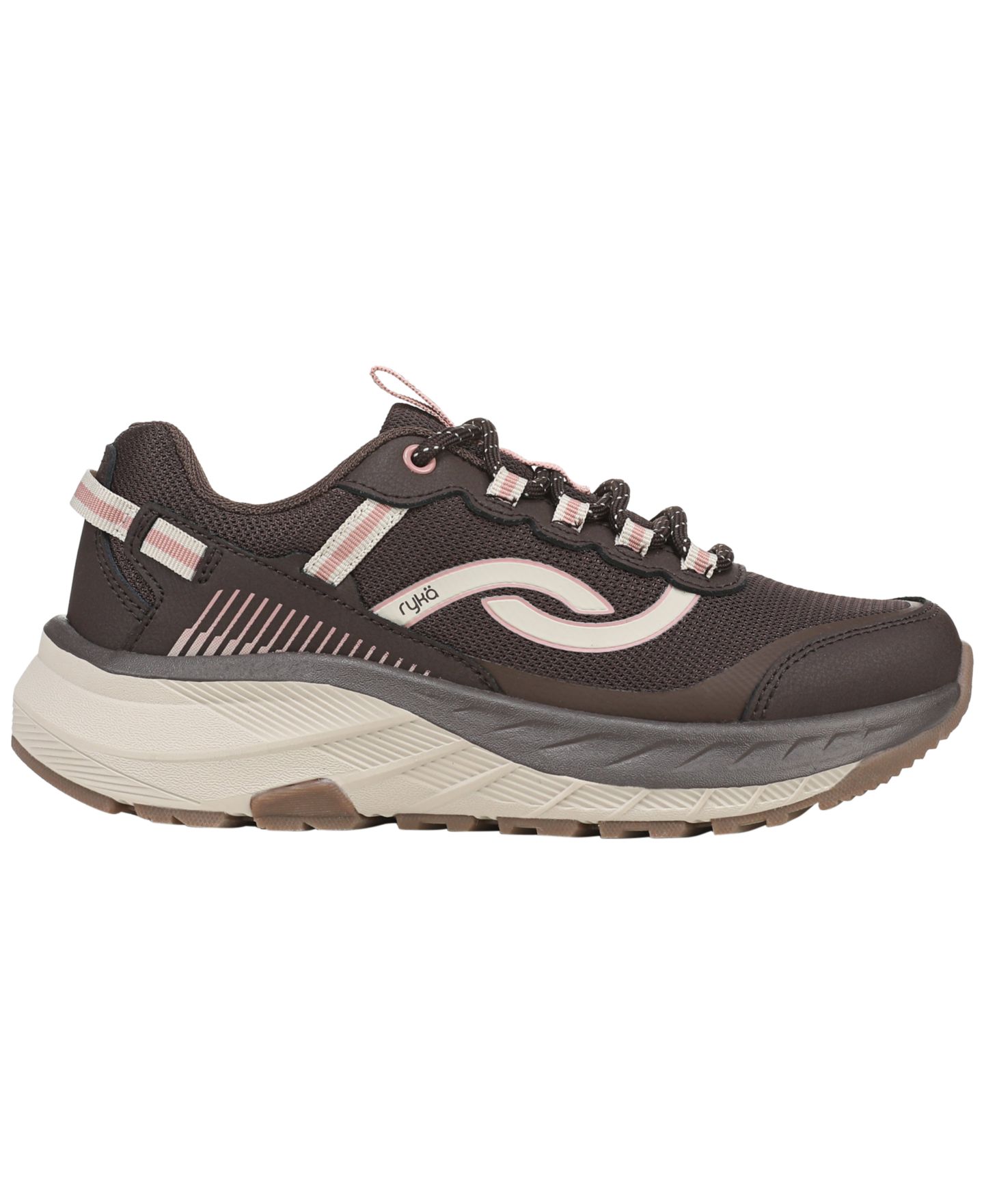 Женские кроссовки Ryka Guide Hiking Lace-Up, цвет: Коричневый сетчатый — фото 2