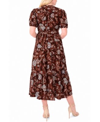 chocolate brown plus size dress Women's Chiffon Ruched Dropped Waist Sleeveless Maxi it ensures a regular fit that flatters all body shapes Yours Women's Plus Size Chocolate