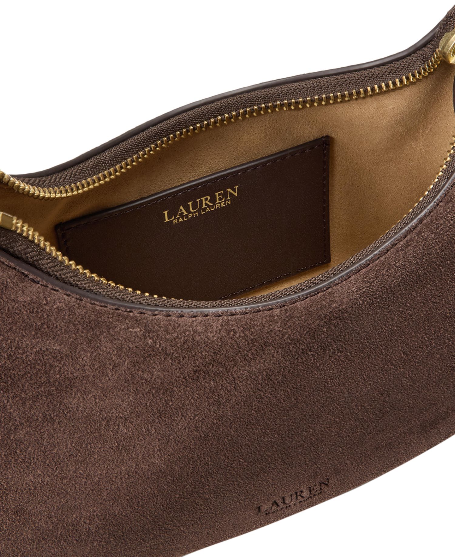 Marcy Suede Zipper Mini Shoulder Bag