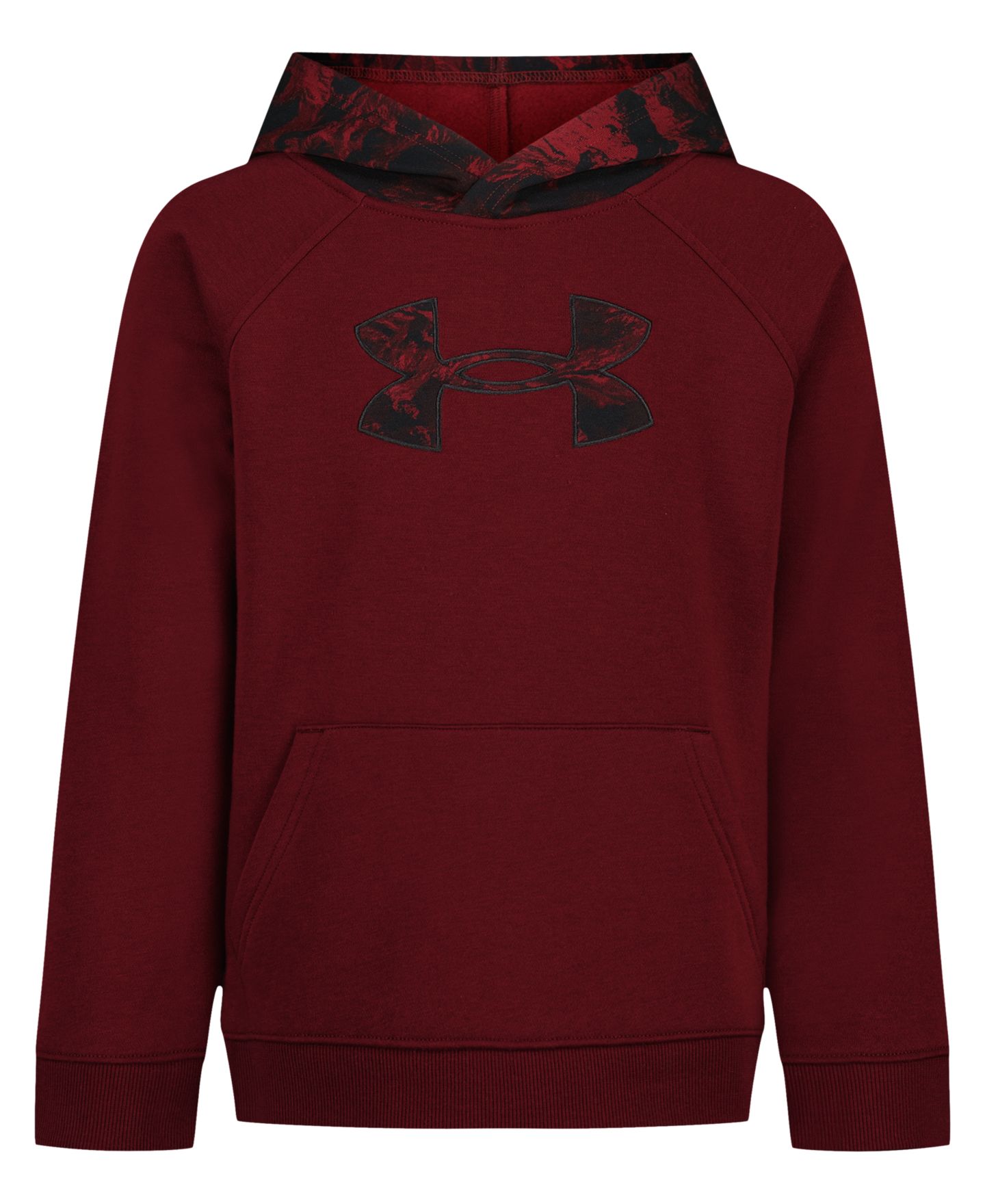 Детское флисовое худи Under Armour с логотипом, 8-20, цвет: Красный — фото 1