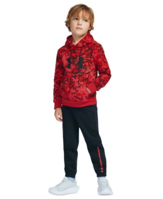 Under Armour Toddler Boys' 2T-4T Rival Fleece Hoodie and Joggers, 2-Piece Set - Anthem Red Camo