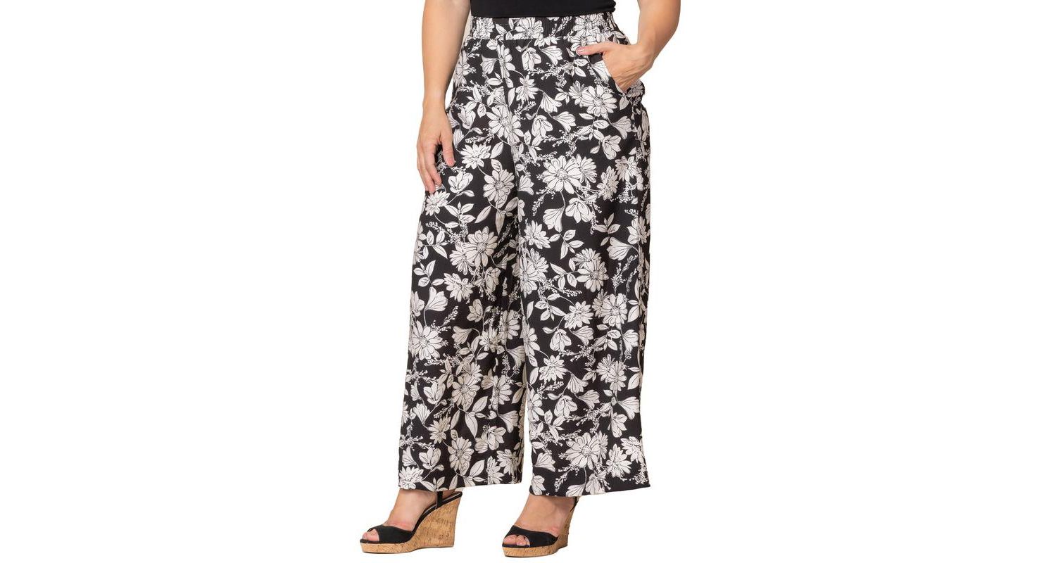 Plus Size Eva Wide Leg Palazzo Pants