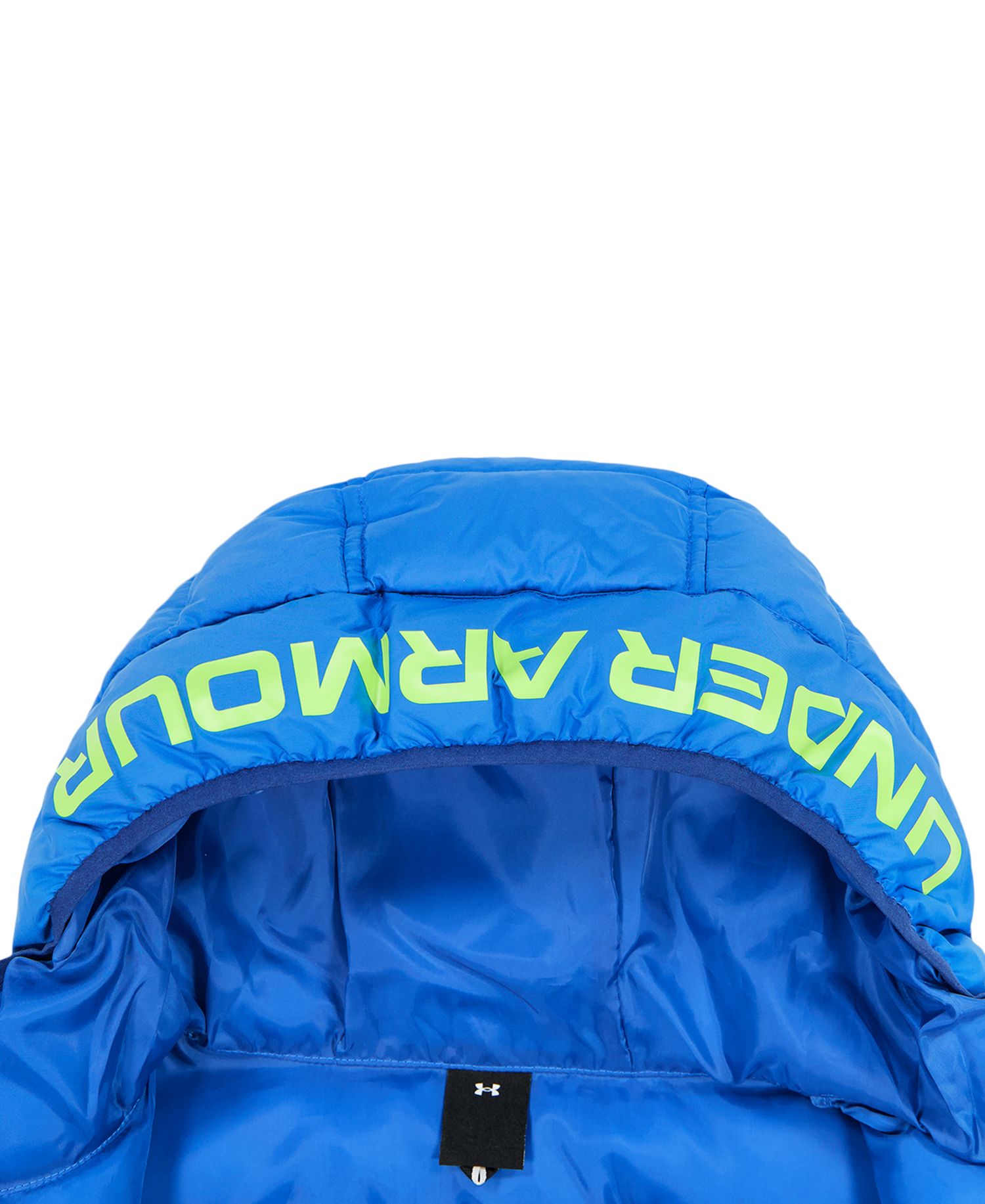 Boys' 8-20 Solid Logo Full-Zip Puffer Hooded Jacket