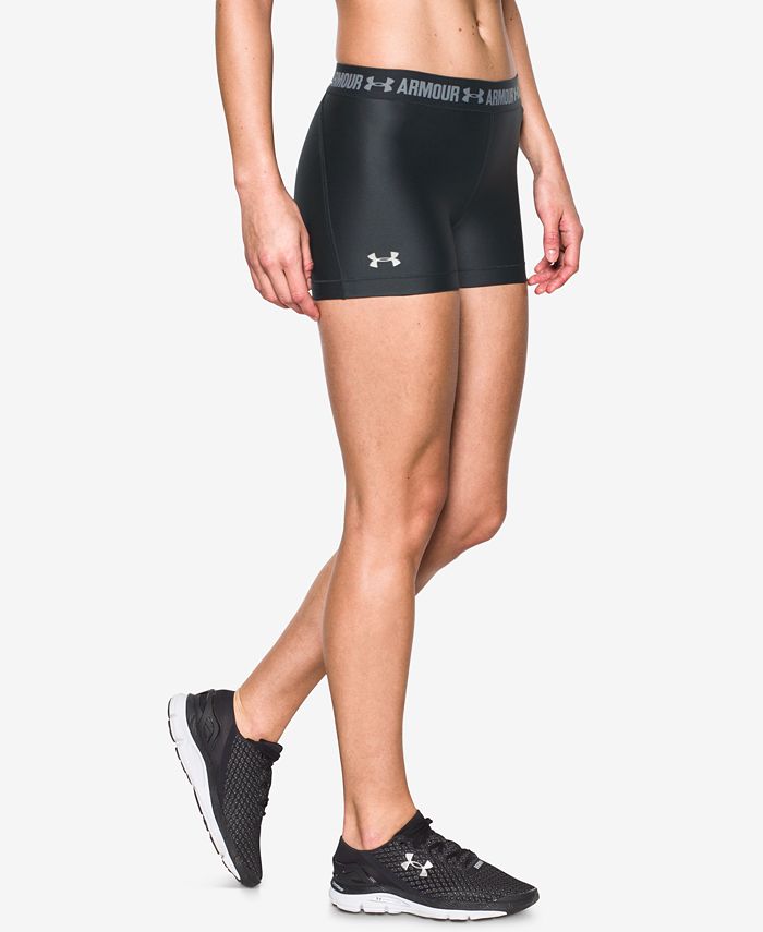Under Armour UA HeatGear Compression Shorty Damen Tights Shorts Trainingsshorts