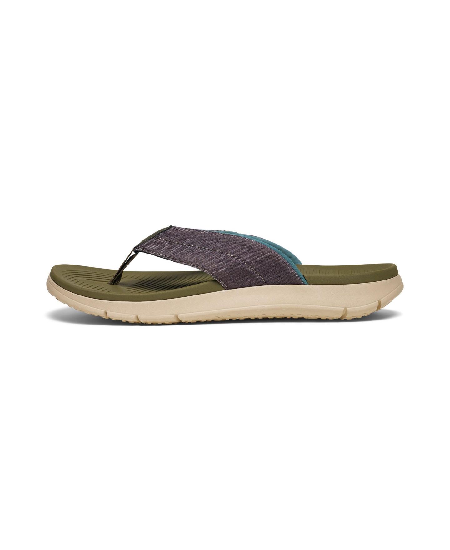 Мужские сандалии Sanuk Beer Foamie Men Sandals, цвет: Оливковый — фото 8