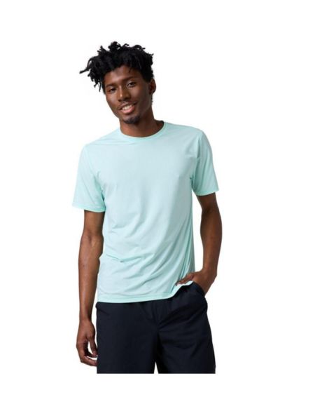 Мужские рубашки Backcountry Tahoe Pro LT Sun Short-Sleeve Crew Performance Shirts Short Sleeve, цвет: Bay