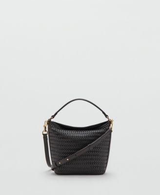 Women's Small Braided Bucket Bag