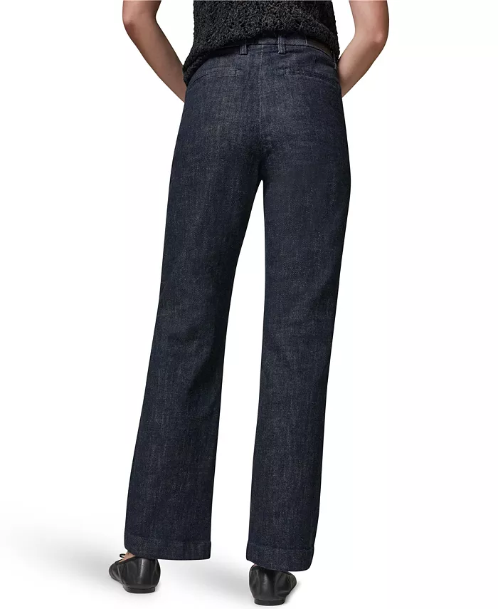 Women's Luxe Denim Mid Rise Modern Trousers - thumbnail 5