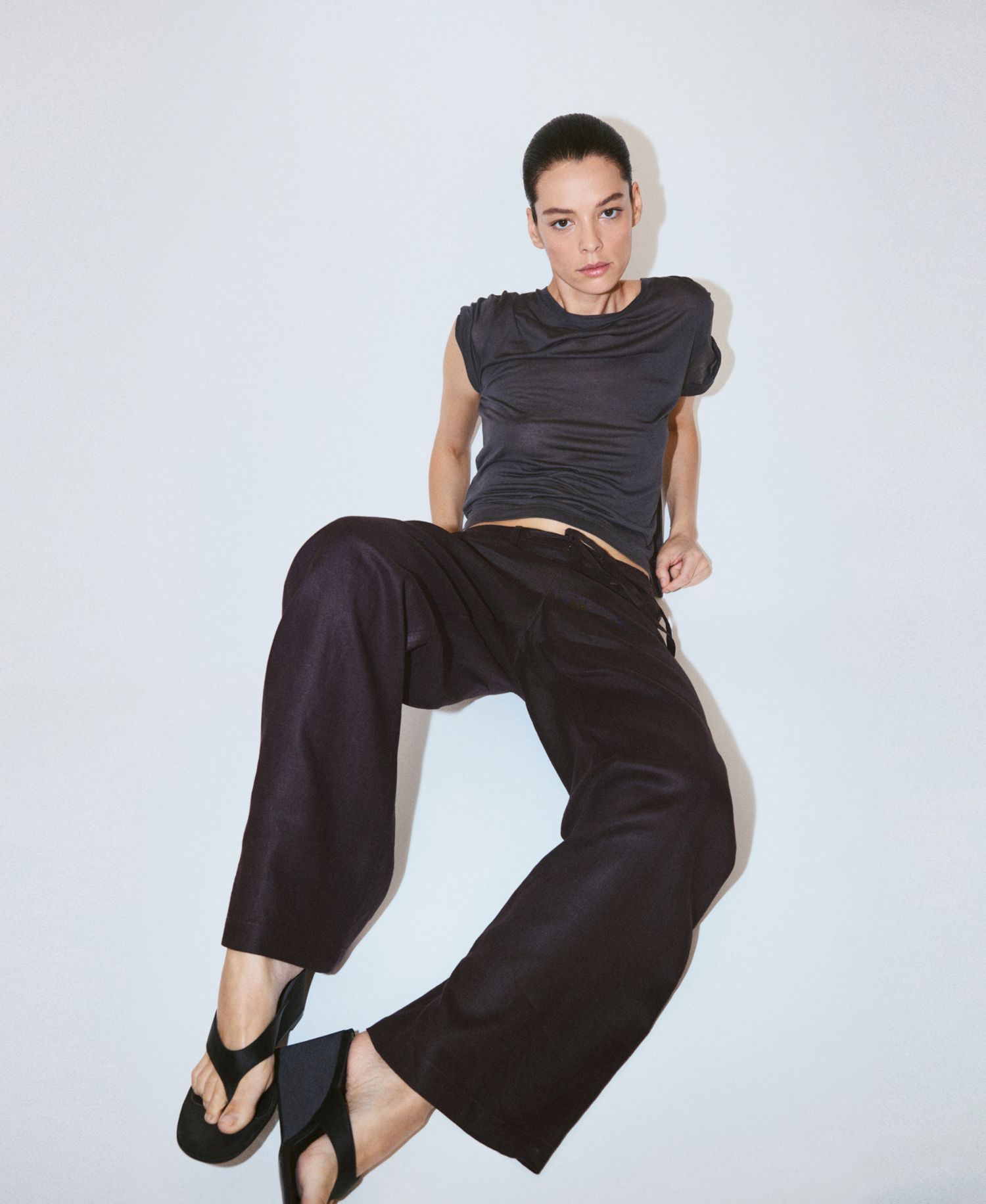 Women's Bow Linen Pants