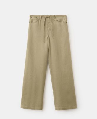 Women's Bow Linen Pants