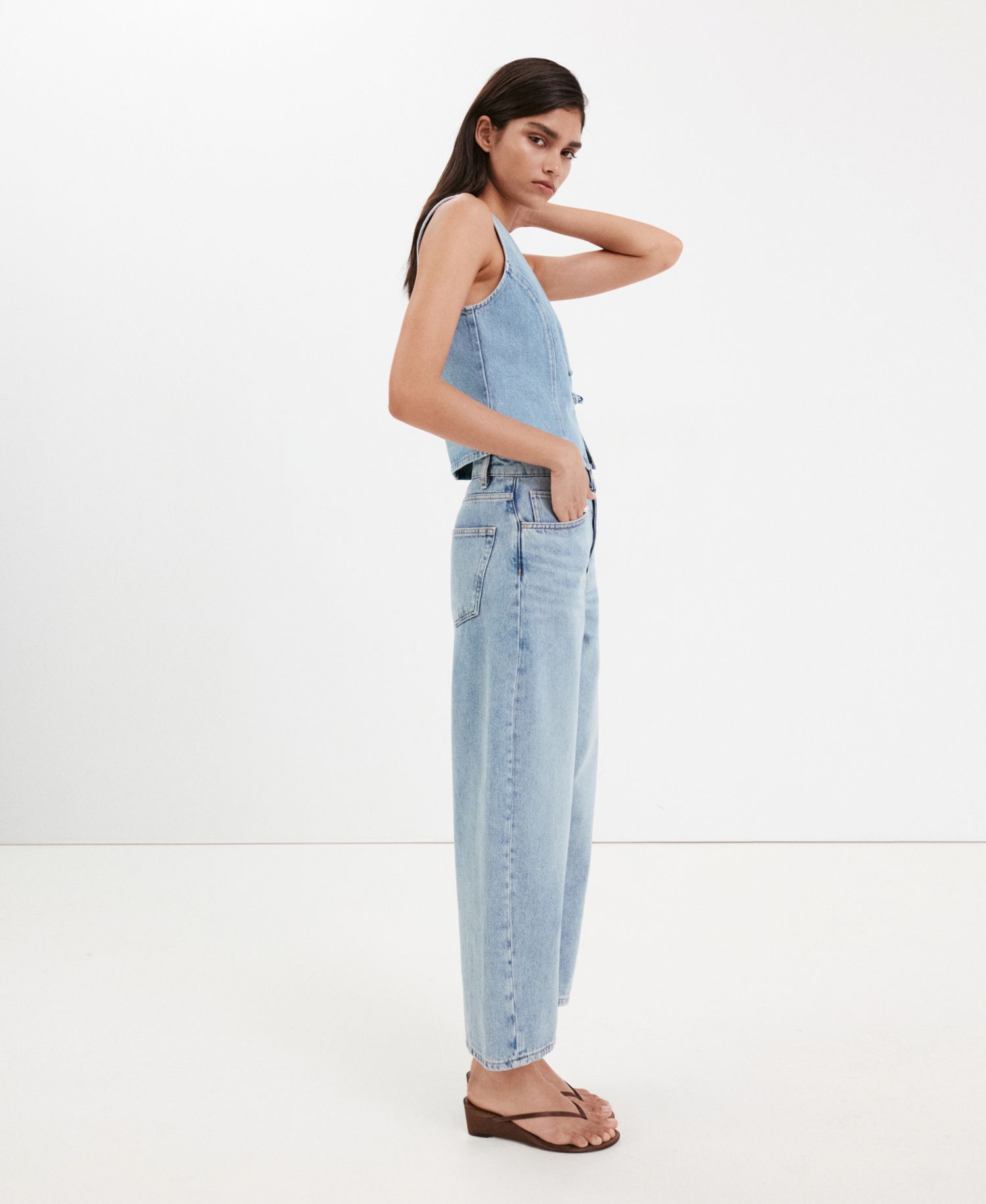 Women's Balloon Crop Jeans