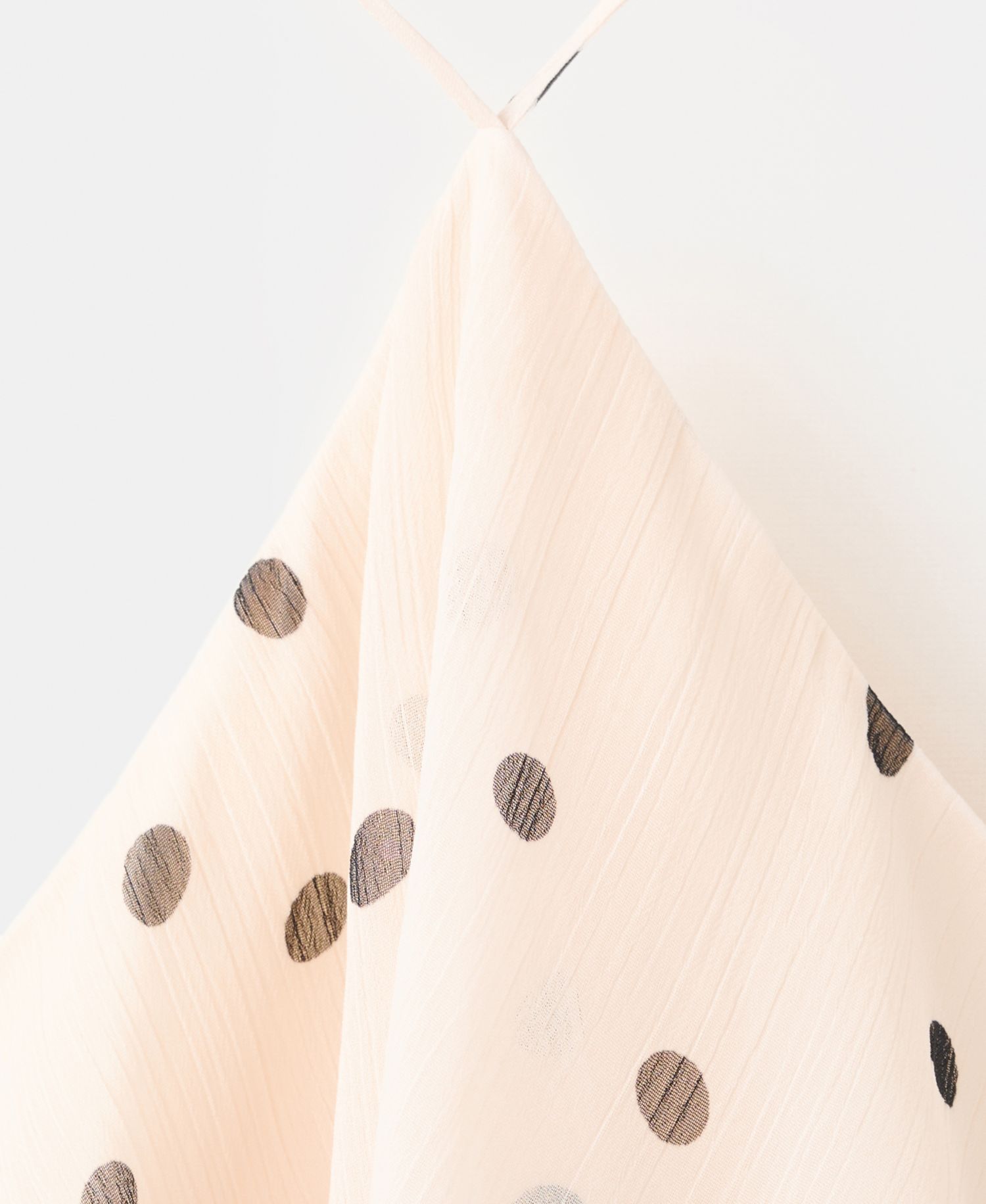 Women's Polka-Dot Halter Dress