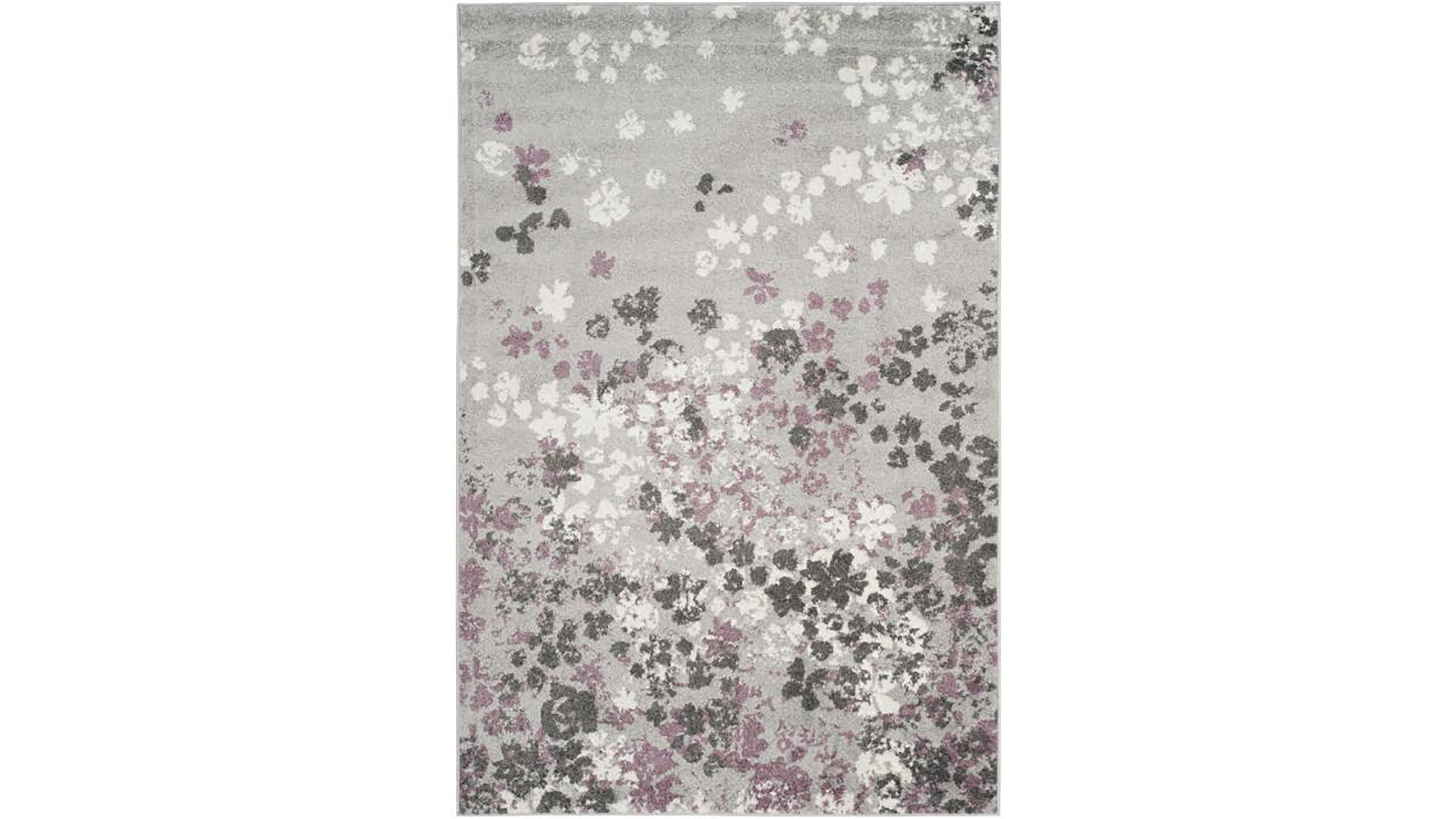 Safavieh Adirondack 115 Light Gray and Purple 5'1" x 7'6" Area Rug