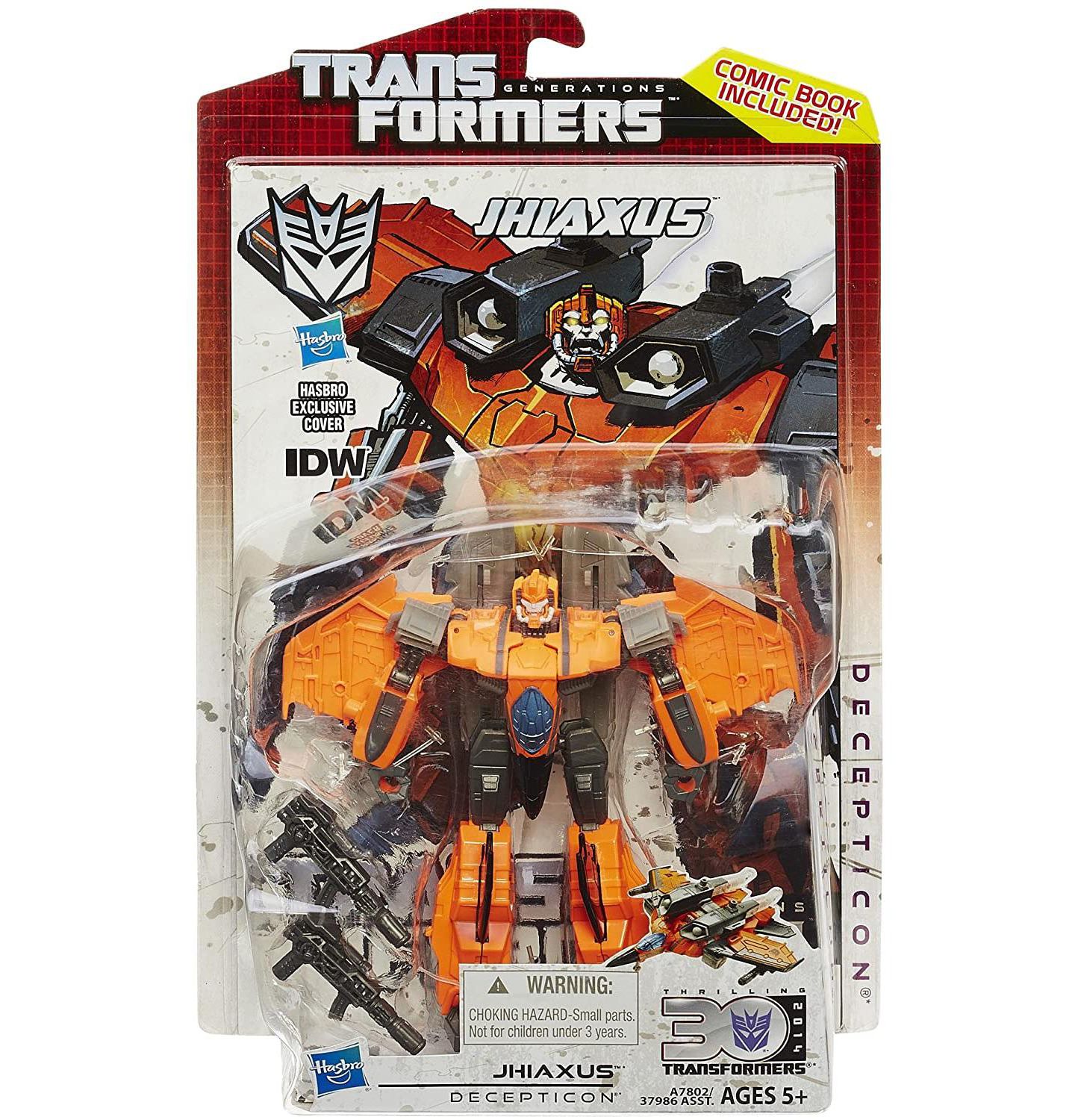 Детская фигурка Transformers Jhiaxus Generations Thrilling 30 Deluxe Class 5.5" Action Figure, Ages 11-13 — фото 2
