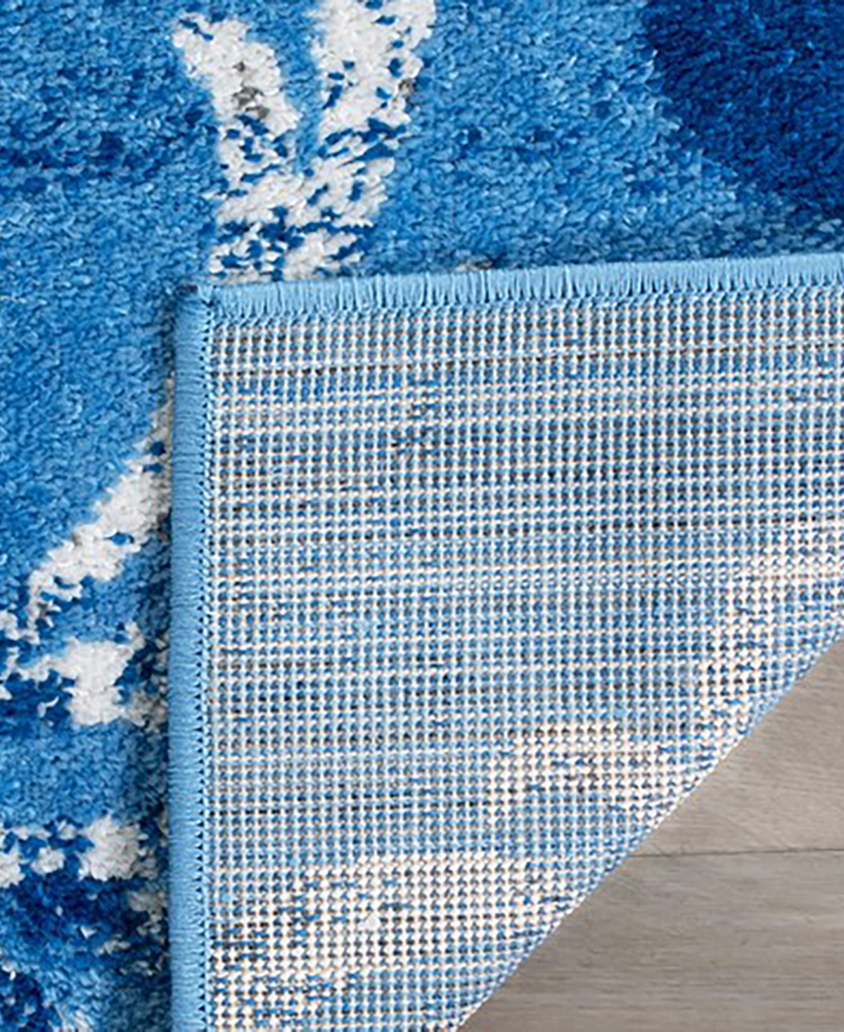 Safavieh Adirondack 114 Light Blue and Dark Blue 5'1" x 7'6" Area Rug