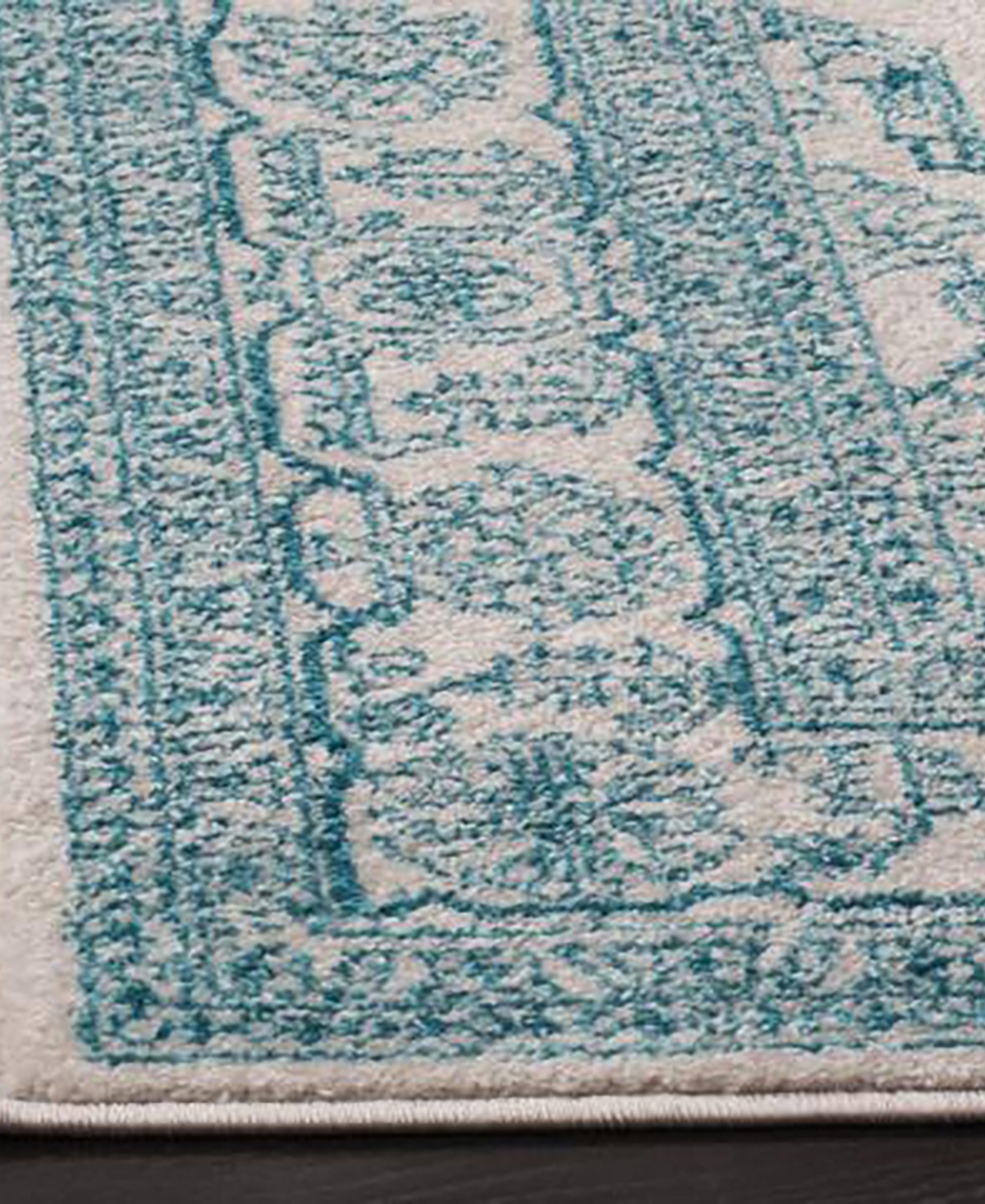 Safavieh Adirondack 108 Ivory and Teal 8' x 10' Area Rug