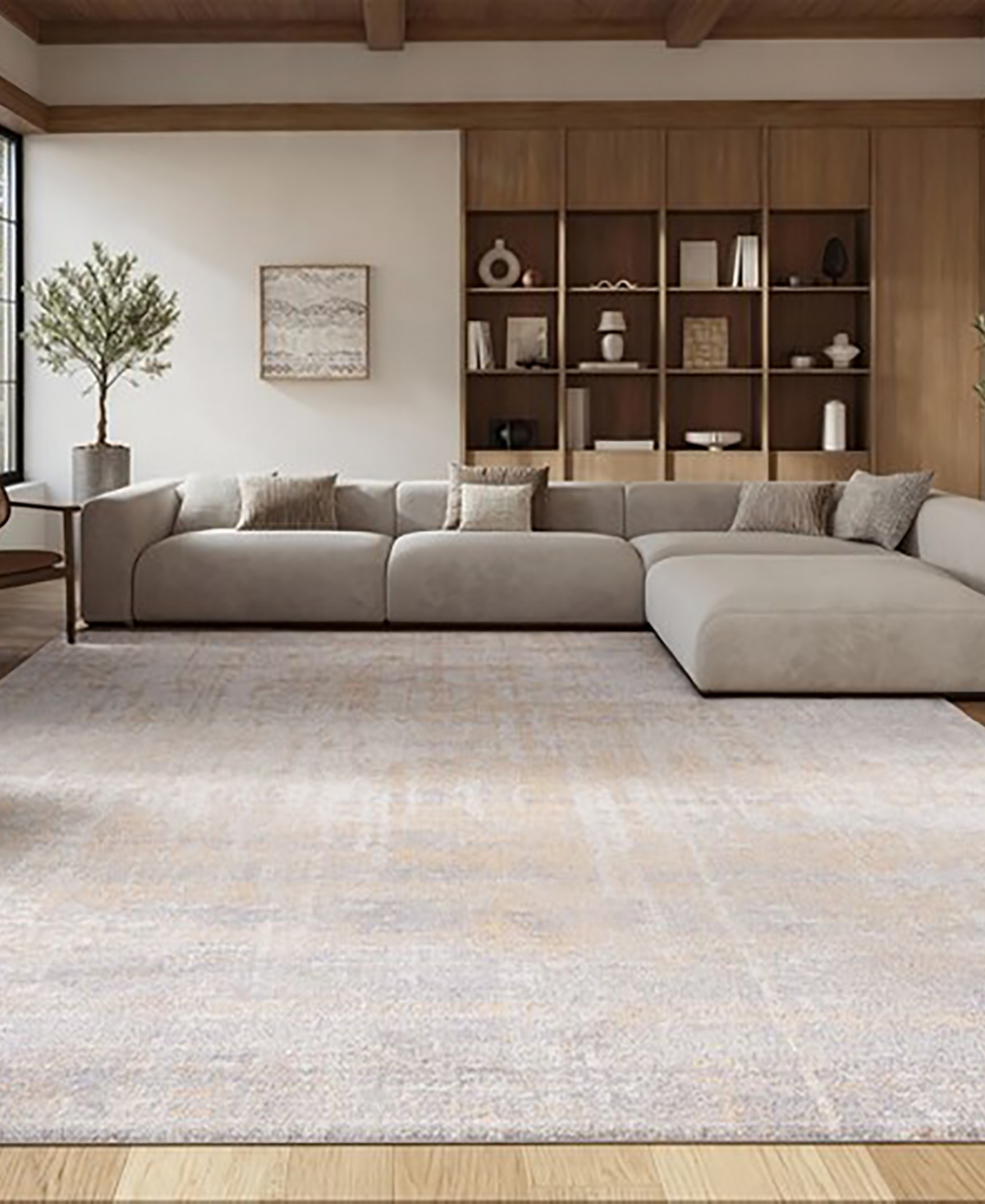 Safavieh Adirondack 207 Creme and Gold 5'1" x 7'6" Area Rug