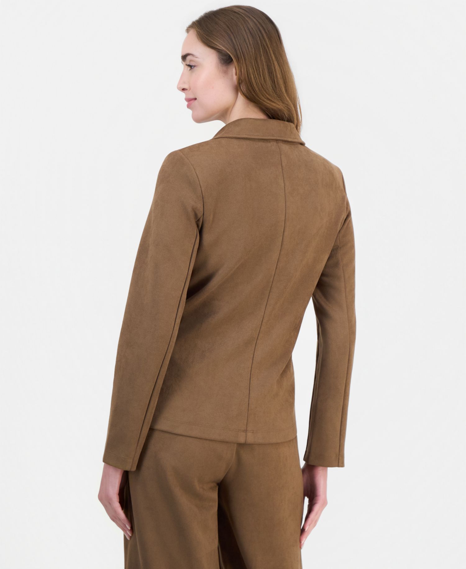 Women's Faux-Suede Blazer