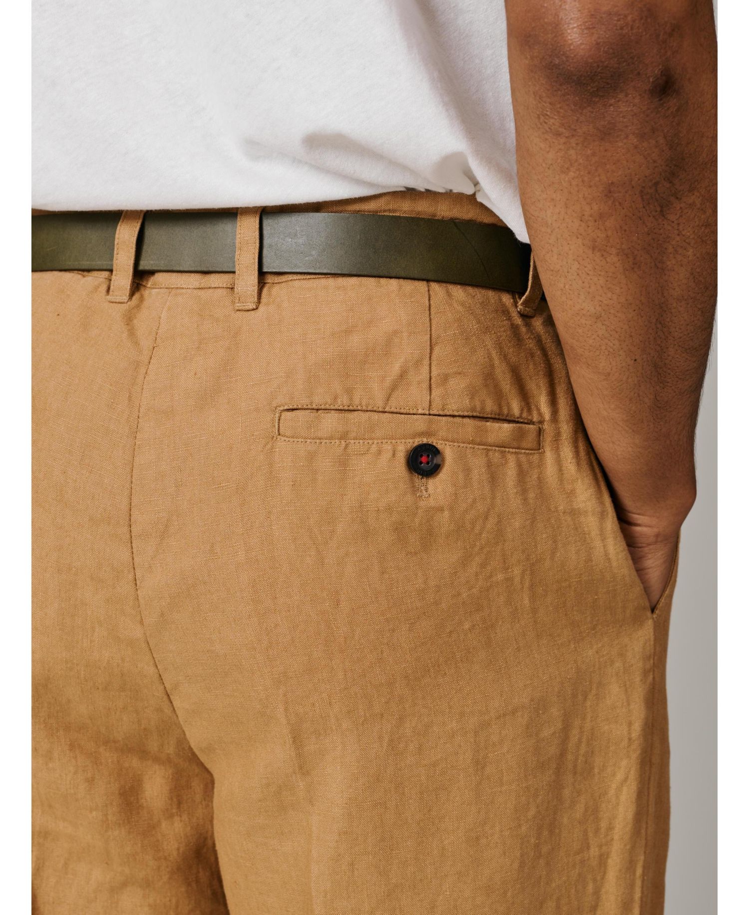 Men's Belvedere Relaxed Linen Trouser
