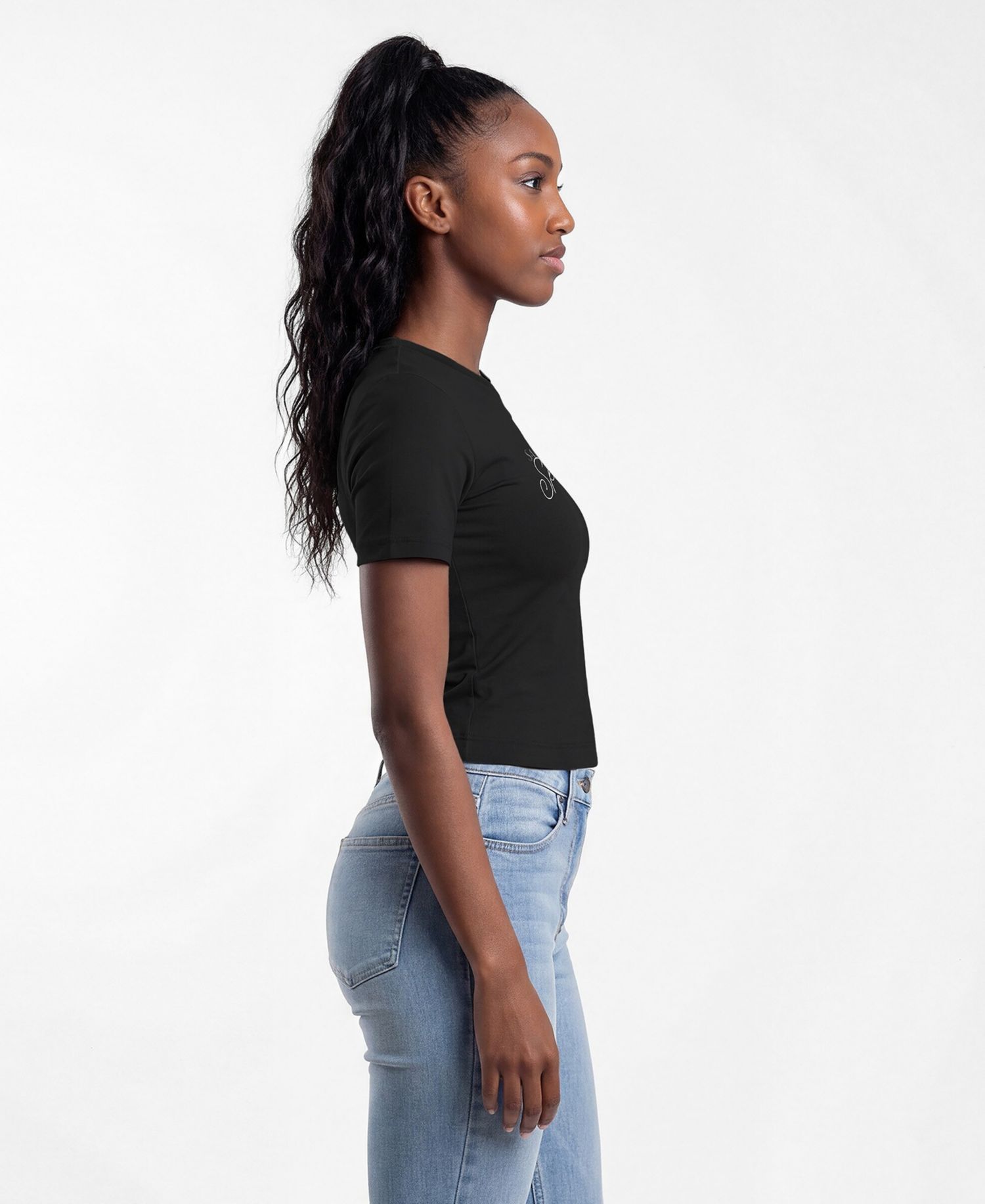 Women's Black San Antonio Spurs Soft Touch Fitted T-Shirt