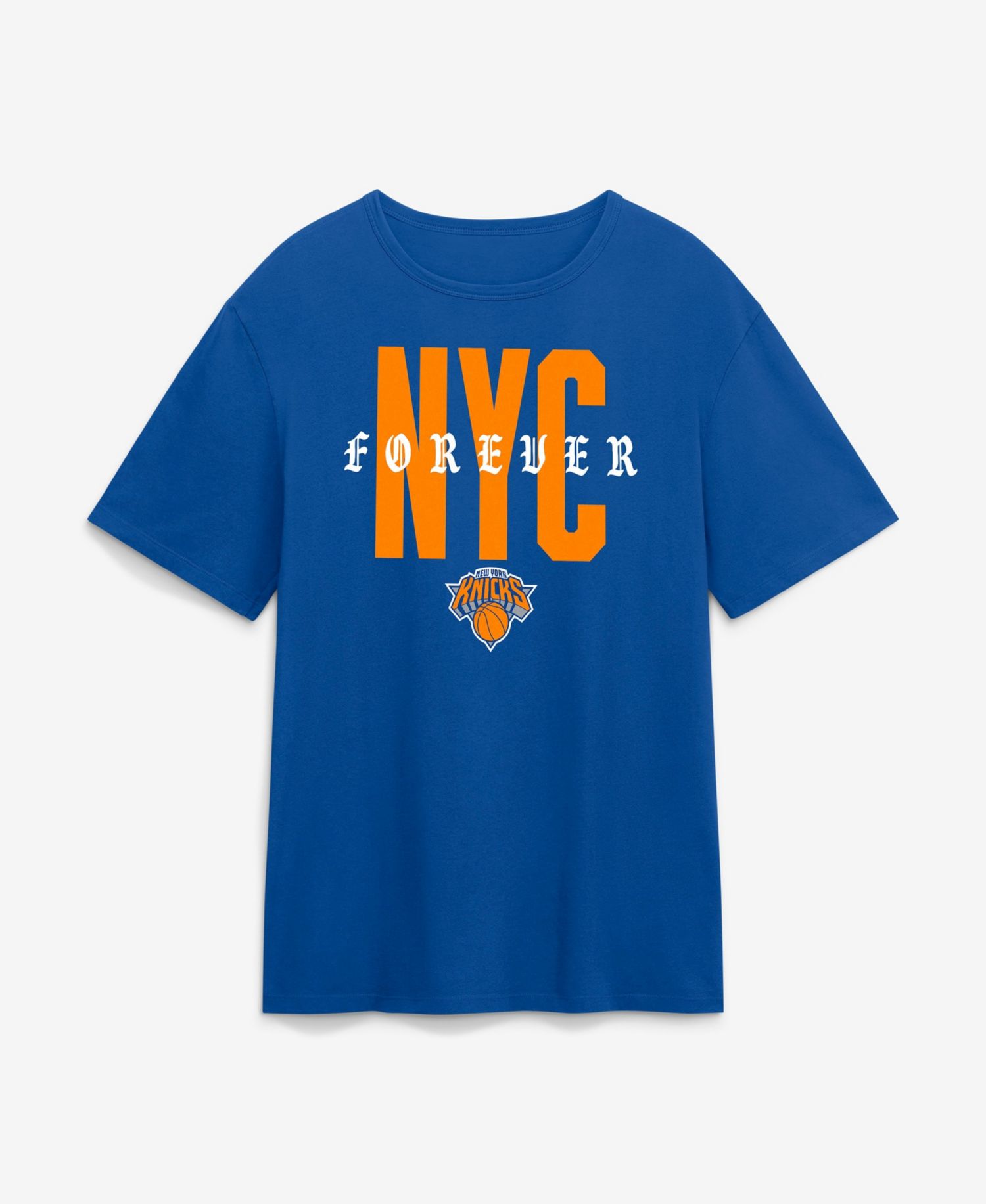 Men's Blue New York Knicks NYC Forever Legacy Cotton T-Shirt