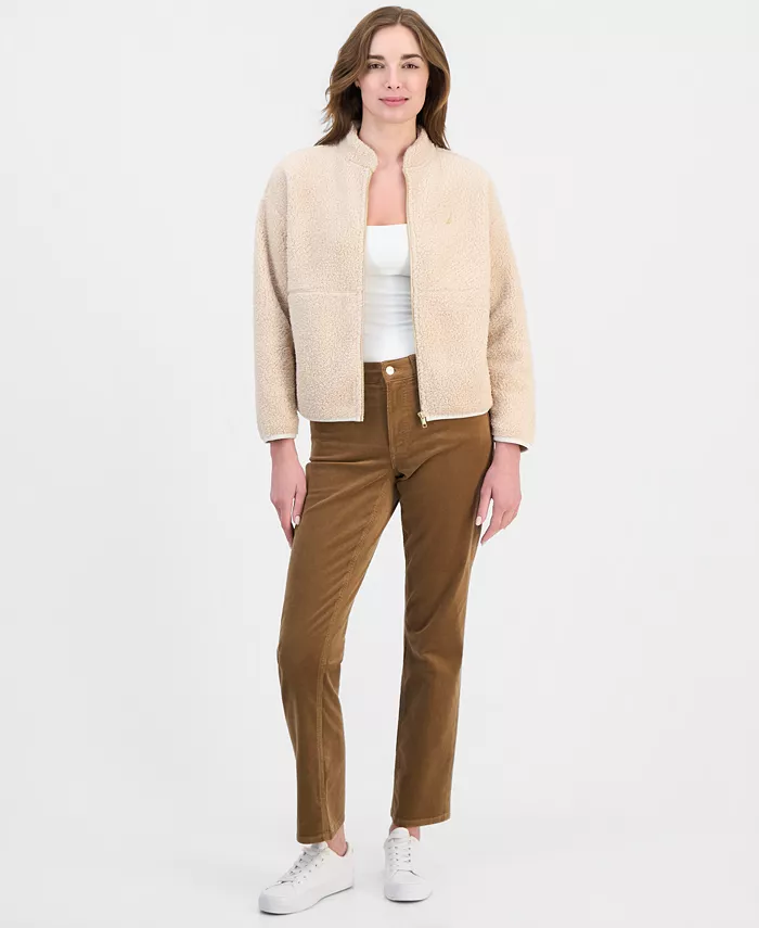Women's Full-Zip Sherpa Fleece Jacket - thumbnail 7