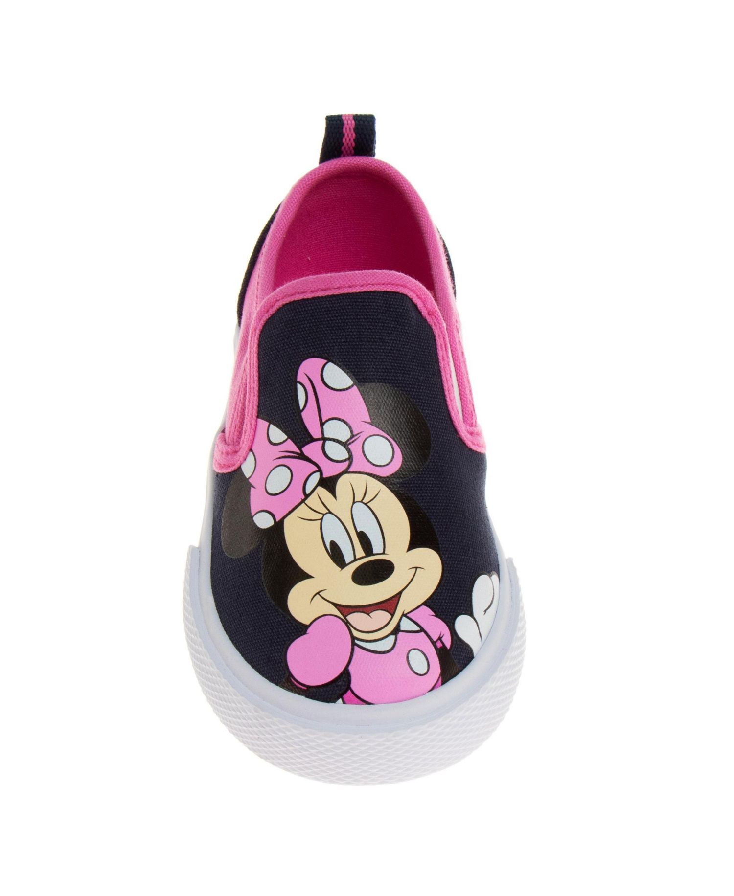 Toddler Girls Mouse Slip On Canvas Sneakers Casual Ready Comfort Fit