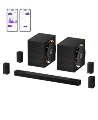 Skywave X series 9.2.6 THX-Tuned Wireless Surround Sound System w/Dolby Atmos and DTS:X,Dual 10"Subwoofers,2000W Peak Power,8K Pass-Through