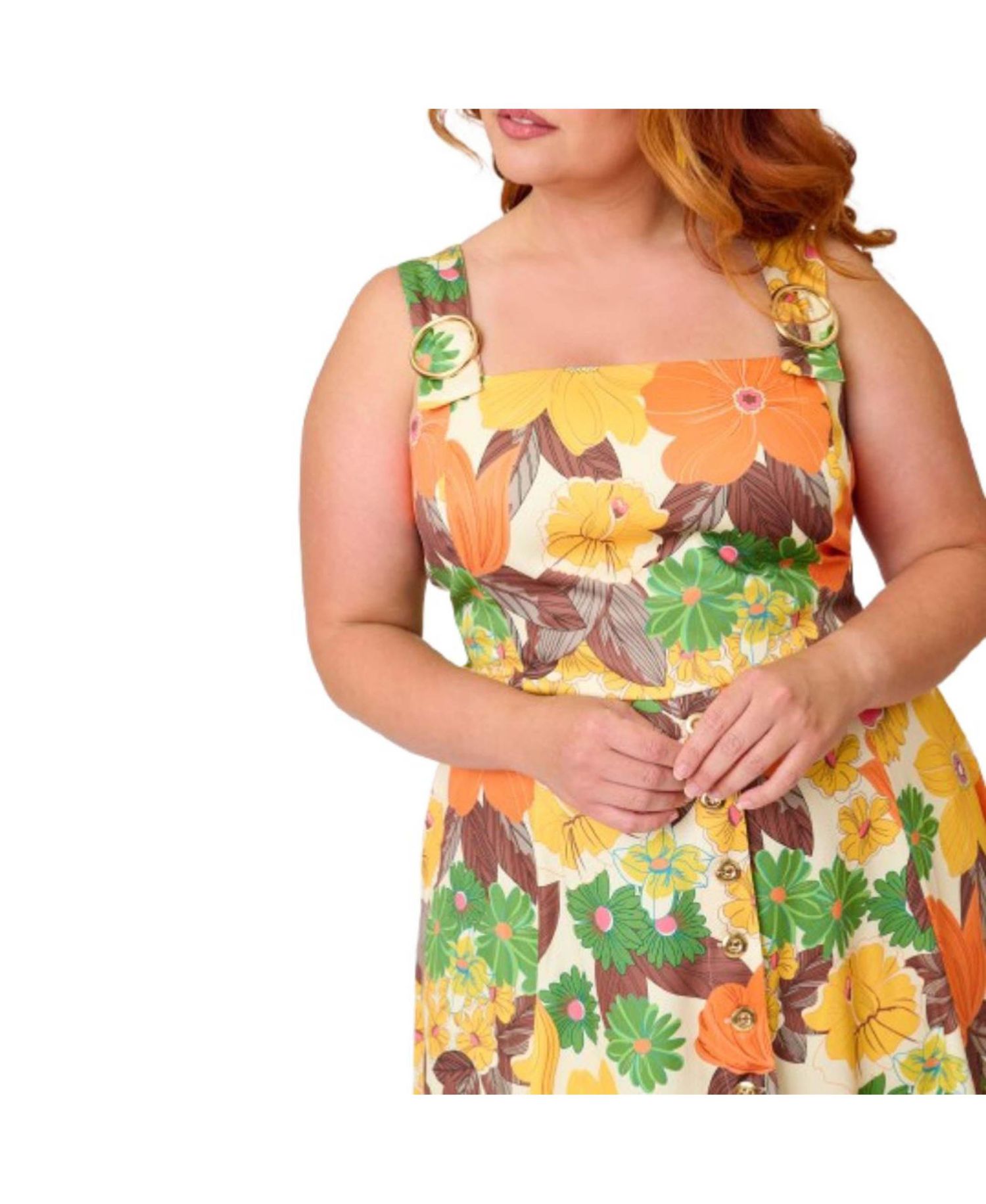 Plus Size Picnic Perfect Midi Dress