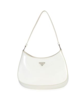 White Spazzolato Cleo Bag