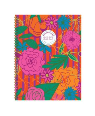 2027 Peonies Large Weekly Monthly Planner