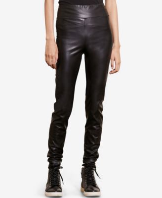 ralph lauren women's leather pants