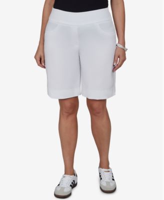 Plus Size Soft Hand Twill Shorts
