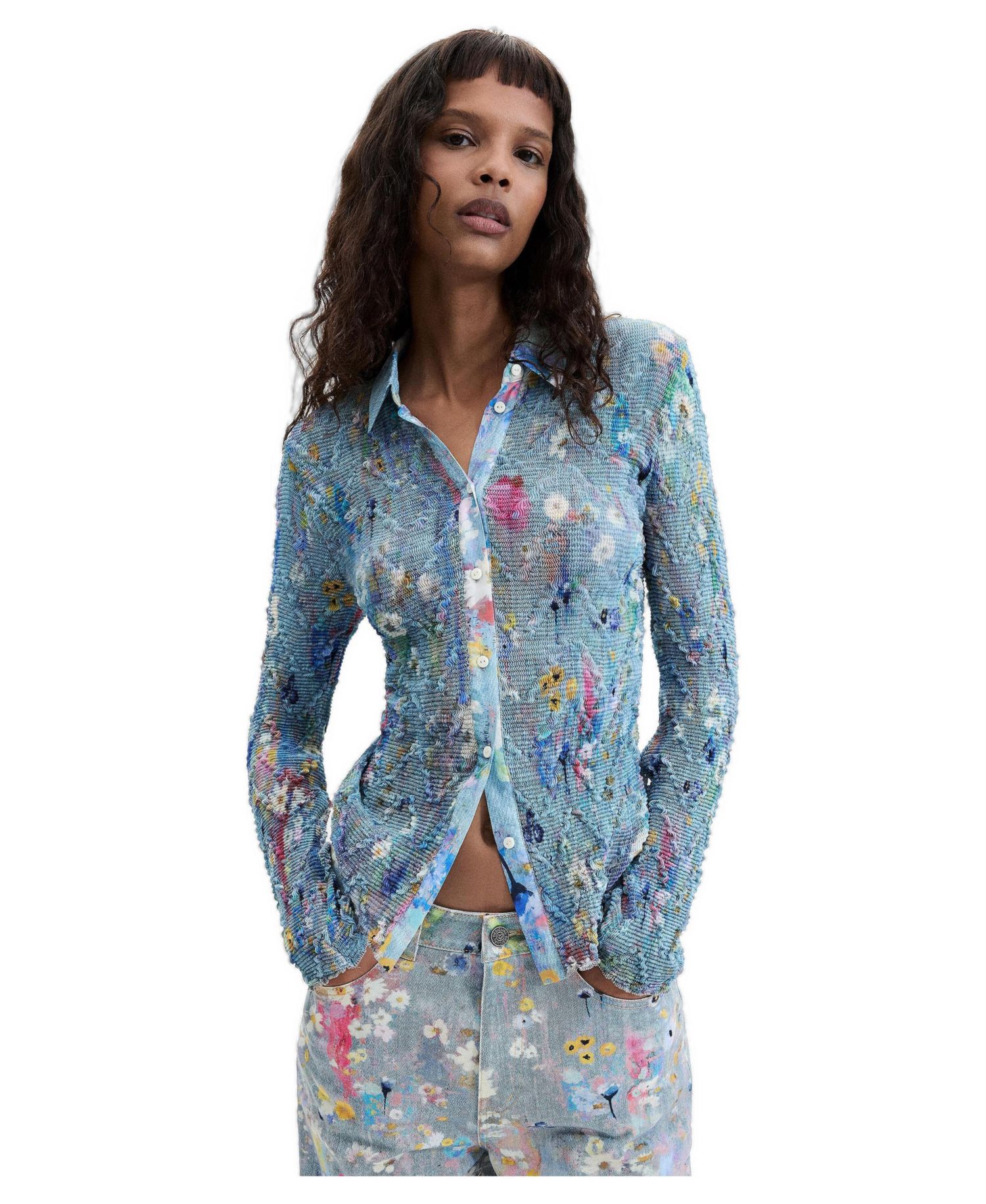 Women's Floral print shirt