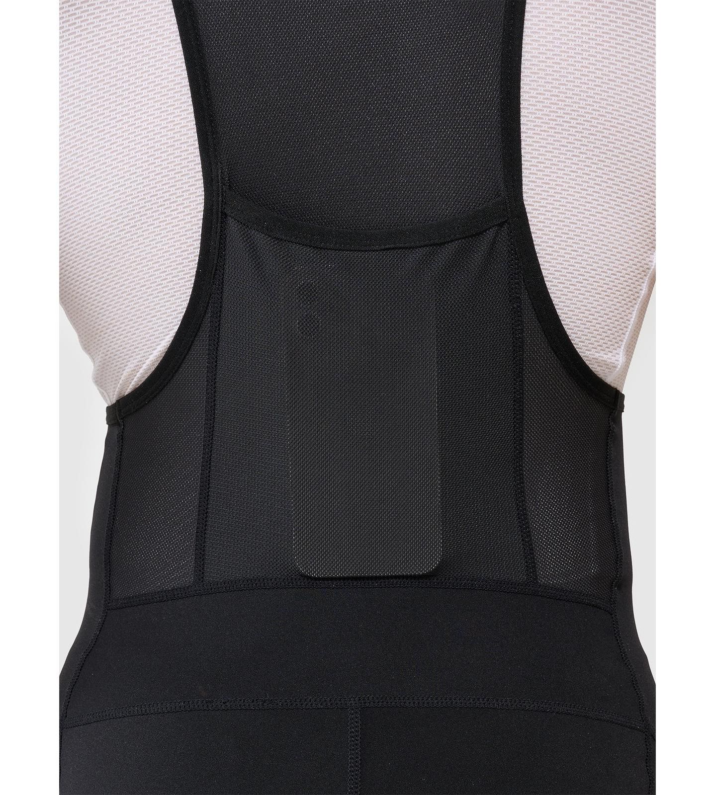 Мужские леггинсы 4F Short Cycling Leggings With Gel-Foam Insert And Suspenders, цвет: Глубокий чёрный — фото 6