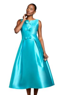 Women's Bow Skirt Midi Dress