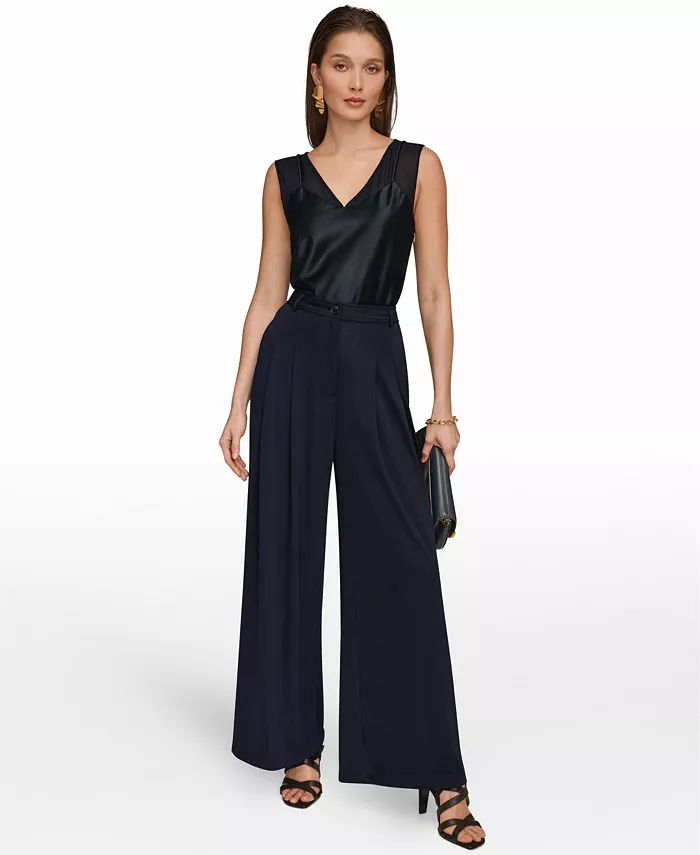 Women's Pleated Zip-Fly Pants - thumbnail 5