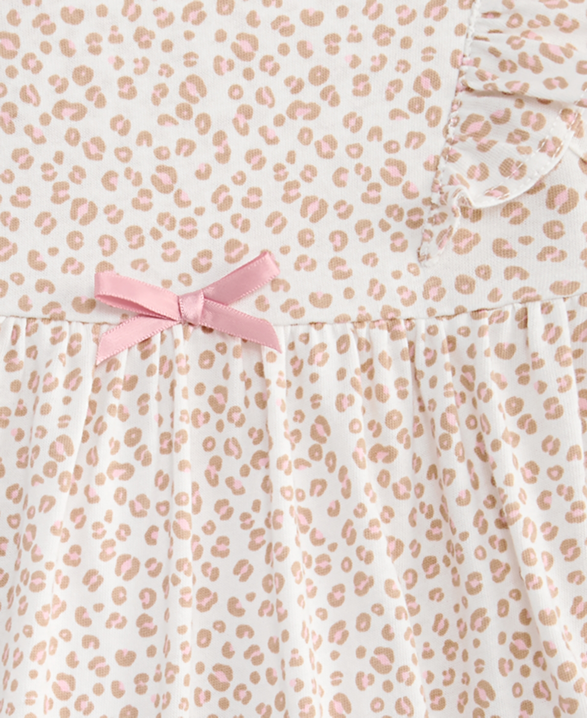 First Impressions Baby Girls' 0M-24M Leopard-Print Skirted Sunsuit, Macy's Exclusive